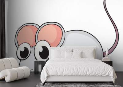 A mouse Wall mural