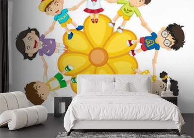 all together Wall mural