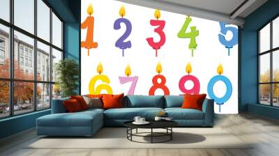 birthday candles Wall mural