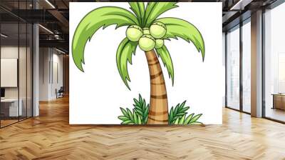 Coconut tree Wall mural