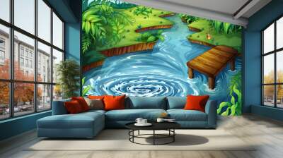 landscape Wall mural