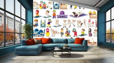 Large islamic themed set Wall mural