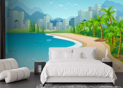 Ocean view Wall mural