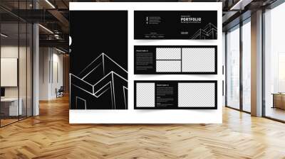 Landscape architecture Portfolio Brochure Template Wall mural