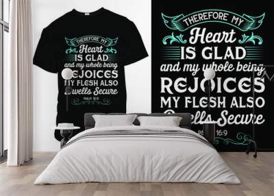 Bible verse t-shirts, Bible verse t-shirt design, cute bible verse t-shirts, t-shirt design with bible verse, Wall mural