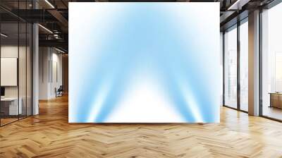 blue studio spotlight lighting effect Wall mural