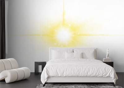 Soft and luminous transparent light Wall mural