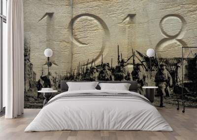 Grande Guerre 1914-1918 - 3 Wall mural