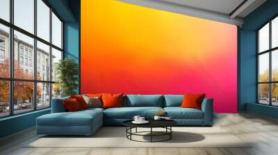 Red to yellow gradient background, pink orange purple color 
 Wall mural