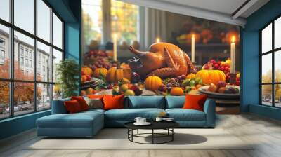 Thanksgiving Traditions and Activities for All Ages Wall mural