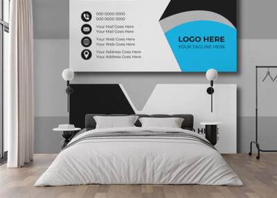 business card template Wall mural