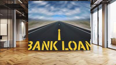 Currency concept  Bank Loan Wall mural