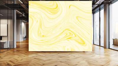 Abstract beautiful gold or orange swirl liquid background, Stylist marble background for abstract modern gold liquid background design with wave pattern in gold liquid luxury marble background. Wall mural