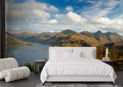 Landscape of Scottish Highlands Wall mural