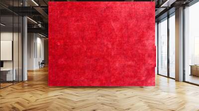 Red soft fabrick texture Wall mural