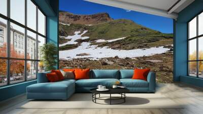 high mountain landscape Wall mural