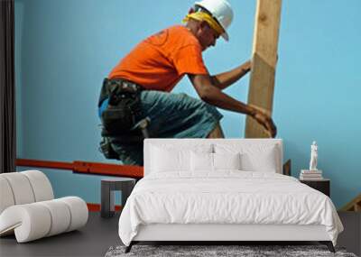 construction work Wall mural