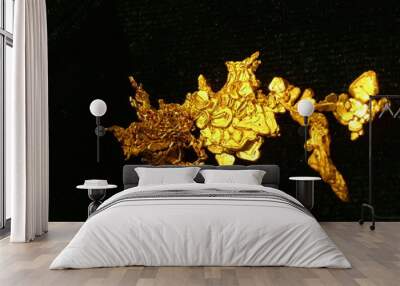 crystalline gold ore Wall mural