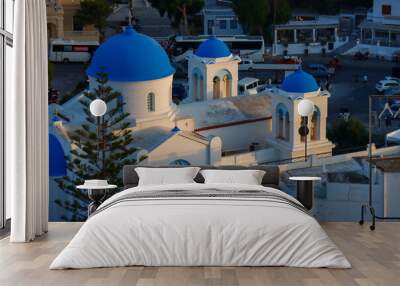 Scenes of Cyclades, Greece Wall mural