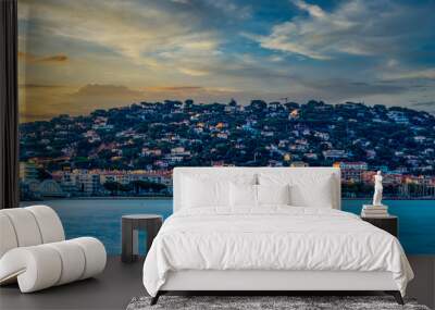 Sainte Maxime sunrise Wall mural