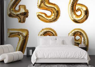 Balloons Numbers Wall mural