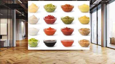 Bowl with sauce set Wall mural