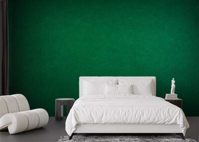 Green poker background Wall mural