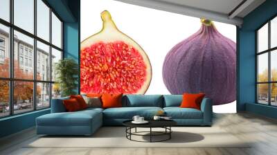 fig isolated on white background, full depth of field Wall mural