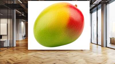 Mango isolated on white background, full depth of field Wall mural