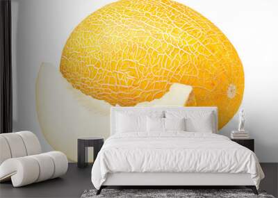 melon isolated on white background, clipping path, full depth of field Wall mural