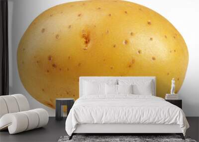 potato, isolated on white background, clipping path, full depth of field Wall mural