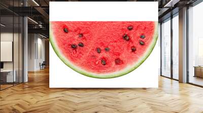 Watermelon isolated on white background, full depth of field Wall mural