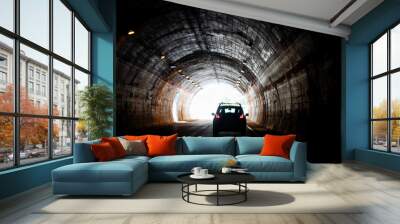 Highway tunnel on the Adriatic motorway Wall mural