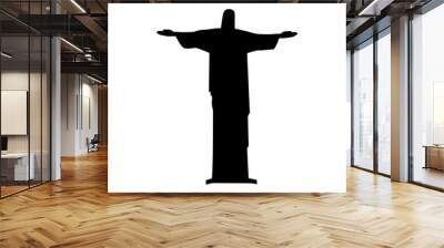 christ the redeemer or corcovado icon image vector illustration design  Wall mural