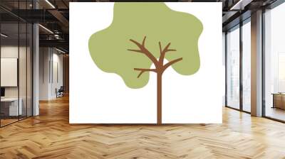 tree plant isolated icon Wall mural