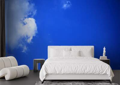 blue sky with cloud Wall mural