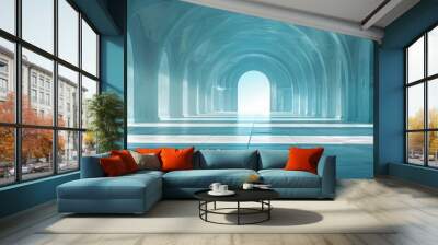 A minimalistic arches. Wall mural