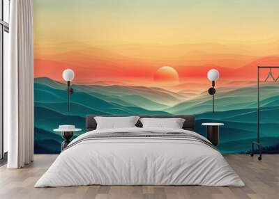 colorful multicolored background Wall mural