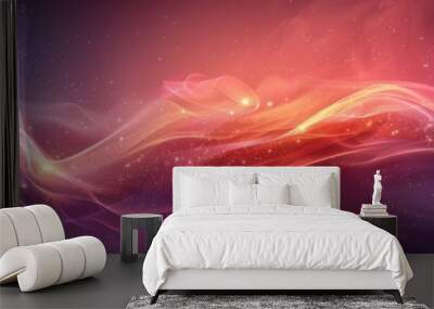 Minimalistic presentation of colorful background for banner desig Wall mural