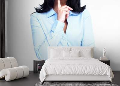 beautiful business woman. Wall mural