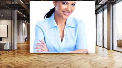 beautiful business woman. Wall mural