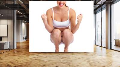 Beautiful healthy woman. Wall mural