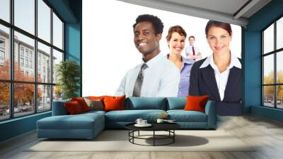 Business people group. Wall mural