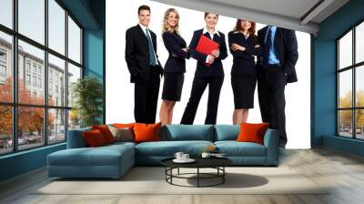 business people. isolated over white background Wall mural