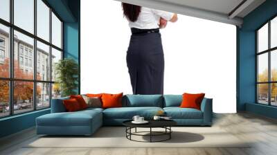 Business woman looking copy space Wall mural