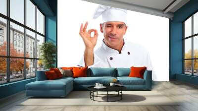 Chef man. Wall mural