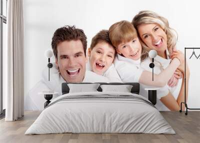 happy family. Wall mural