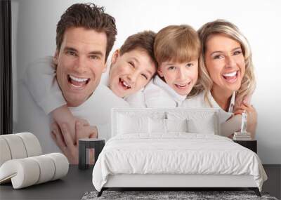 Happy family Wall mural