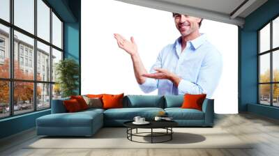 Happy man. Wall mural