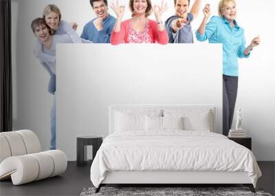 happy people. Wall mural